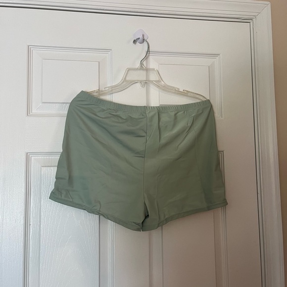 Women's Plus Size 2Pc Tropical Print Summer Tankini Bathing Suit Set 16W - 18W - Picture 10 of 11